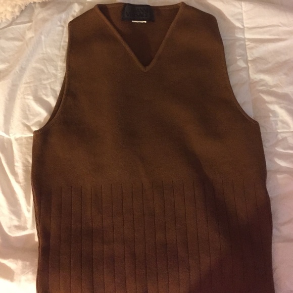 Brown 100% auth Versace top - Picture 1 of 2
