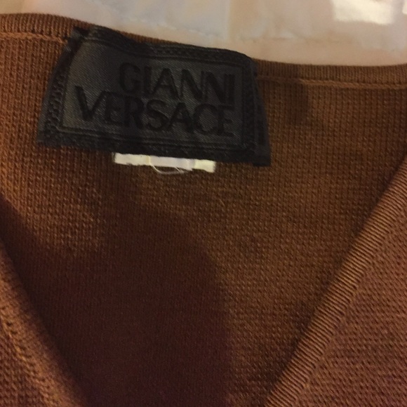 Brown 100% auth Versace top - Picture 2 of 2