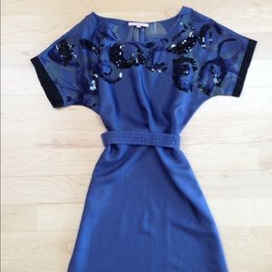 Rebecca Taylor Embellished Cocktail Dress
