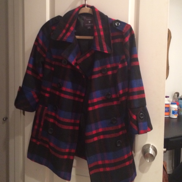 Checkered coat