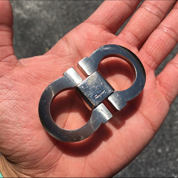 Salvatore Ferragamo Gancio Removable Belt Buckle