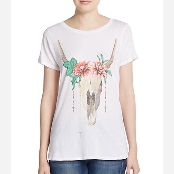 Wildfox Dahlia Graphic Tee