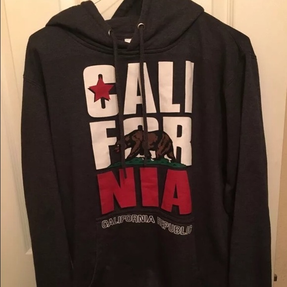 California Republic Size small charcoal sweater