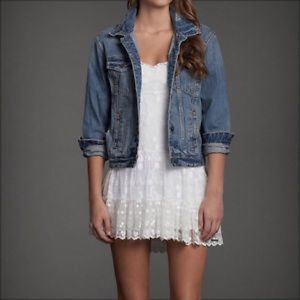 Abercrombie Fitch denim jacket in size L