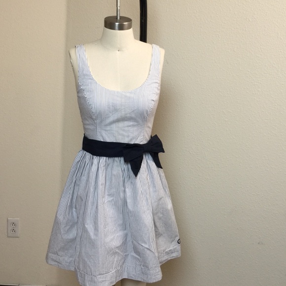 New Gilly Hicks pin stripes fit and flare dress