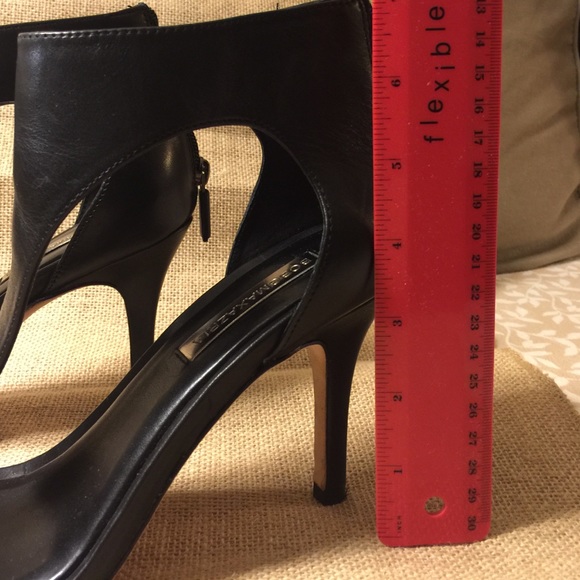 BCBGMaxazria Penza-Black Leather Multi Karun - Picture 2 of 4