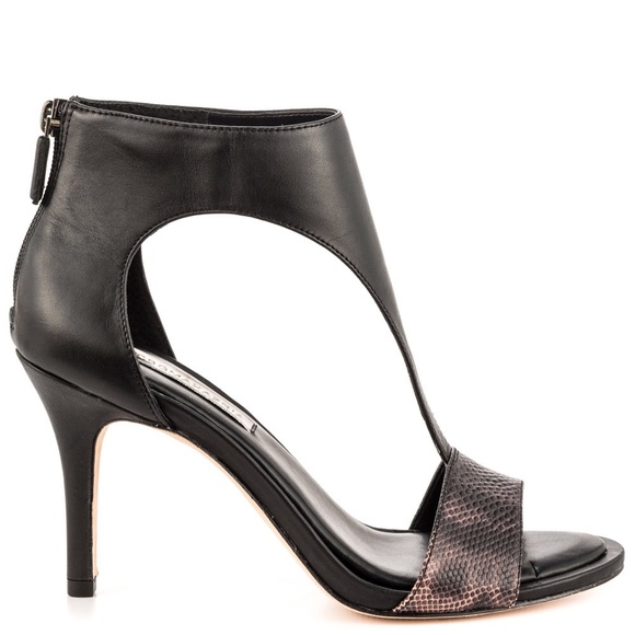BCBGMaxazria Penza-Black Leather Multi Karun - Picture 4 of 4