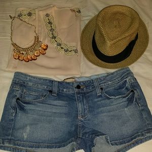 Paige Denim Distressed Shorts