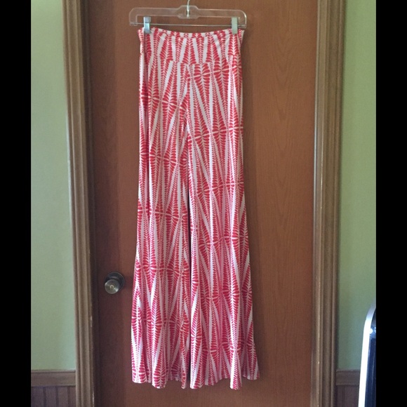 Boutique High Waisted Print Retro Pants