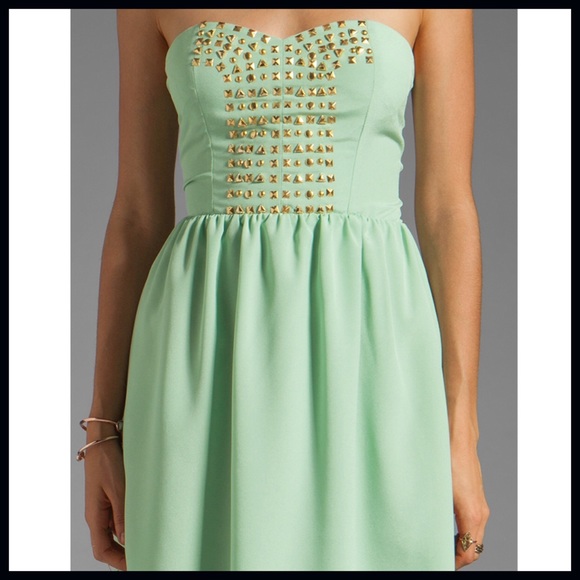 MM Couture Strapless Dress - Picture 2 of 3