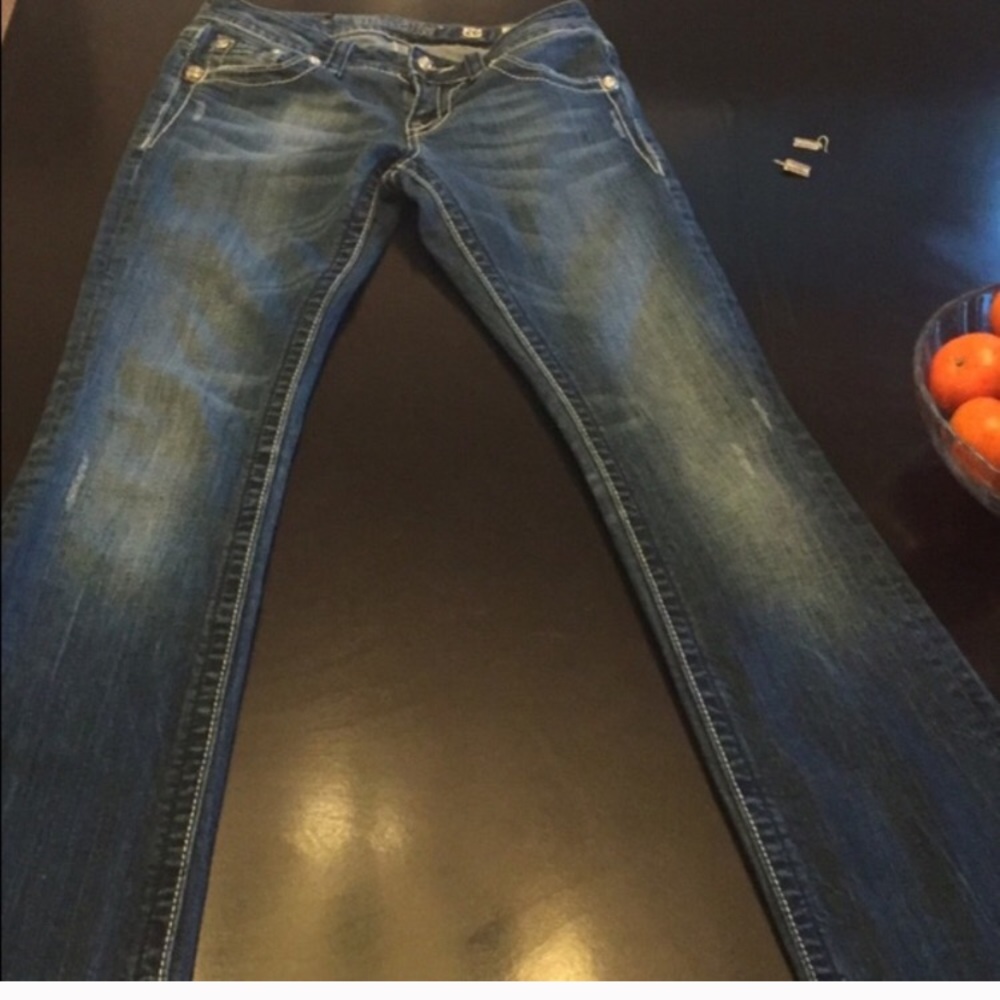 "Miss Me" Boot Cut Jeans • 26 • love to trade❤️