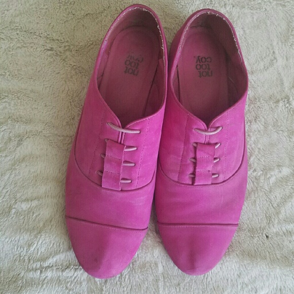 Hot Pink Slip-On Oxfords