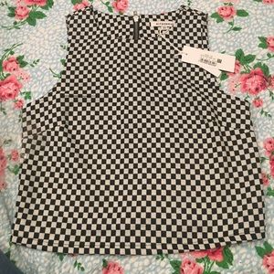 Retro Gal Checkered Rockabilly top