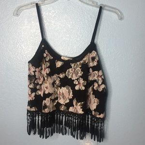 PACSUN LA hearts boho crop top(PETITE)