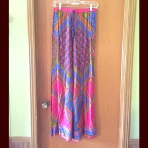 Flying Tomato Print Wide Leg Pants