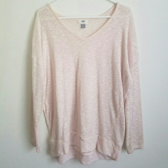 Light Pink Long Sleve Knit Top