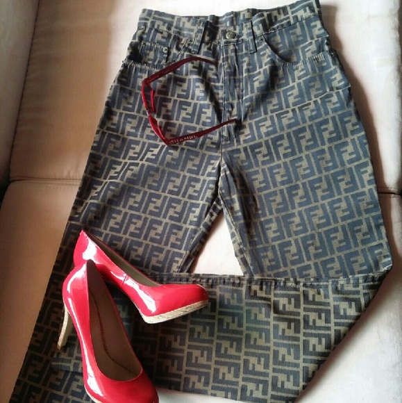 fendi high waisted jeans