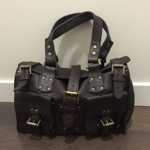 Mulberry Roxanne Dark Brown leather bag