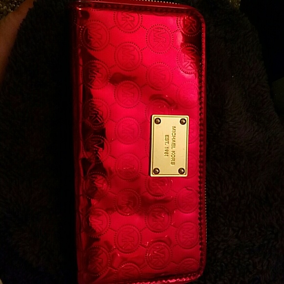 Ruby red Michael Kors wallet!