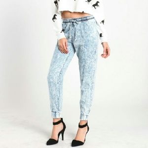 Acid wash joggers👖