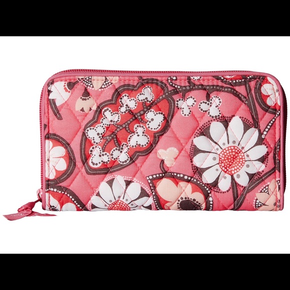 Vera Bradley Blush Pink Accordion Wallet