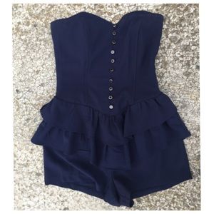 NYC Navy blue romper