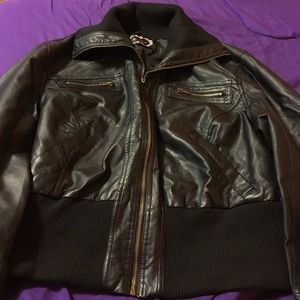 Leather jacket