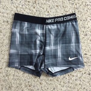 Nike pro compression shorts