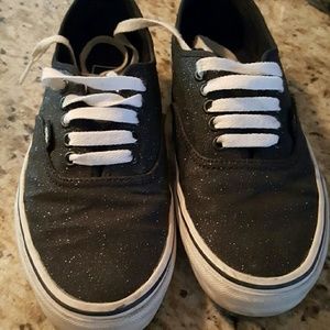 Black Sparkle Vans