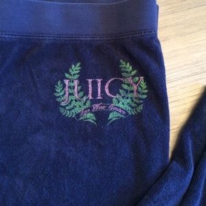 Juicy Couture Navy Terry Sweatpants