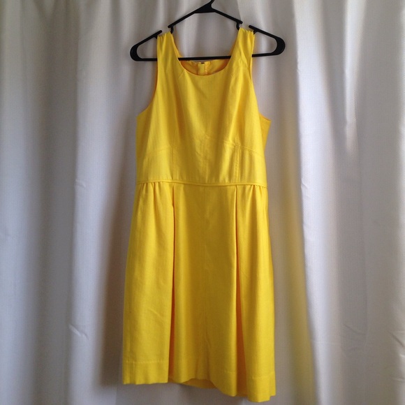 J.Crew Canary Yellow Dress