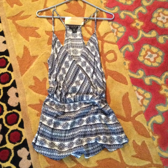 Navy romper