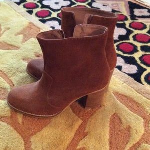 Brown booties