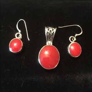 Silpada pendant and earrings
