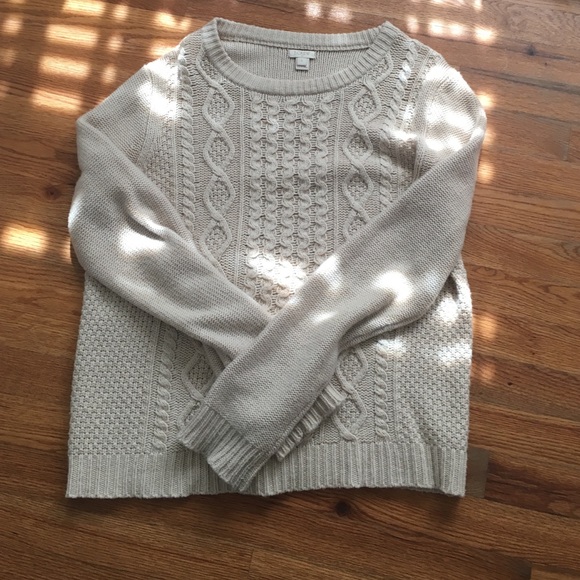 Comfy tan sweater.