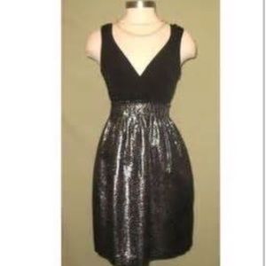 Max and Cleo black and silver short dress