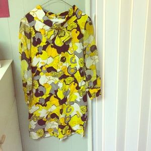 Handmade vintage 1960s floral dress