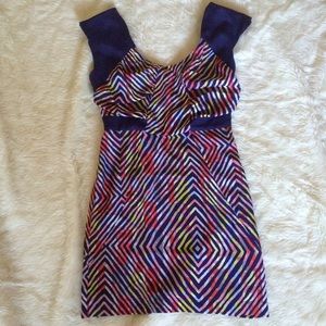 BCBGeneration "This Is Not an Illusion" Dress