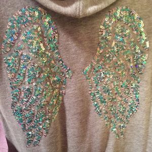 Victoria's Secret Sequin Winged Hoodie