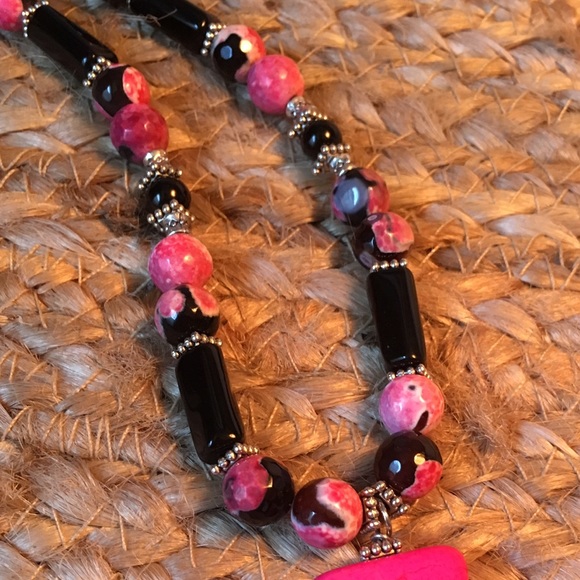 Pink Cross Necklace - Picture 4 of 4