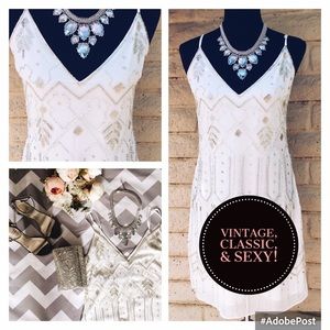 Walter Baker Gwen Embellished Crepe Dress Size 8