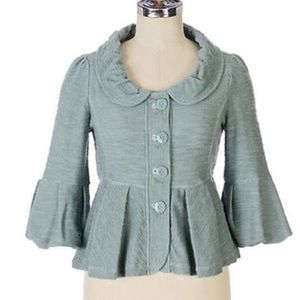 Sage Allihop Anthropologie Jacket Sz S (runs big)