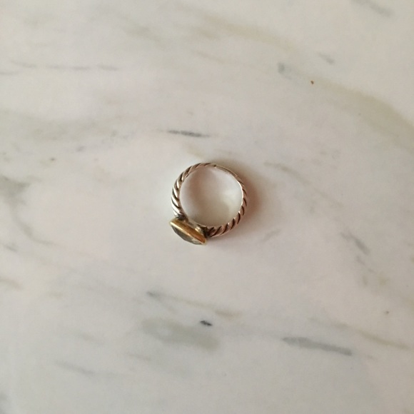 David Yurman Ring with Peridot Stone