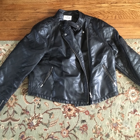 American Eagle Faux Leather Jacket XL
