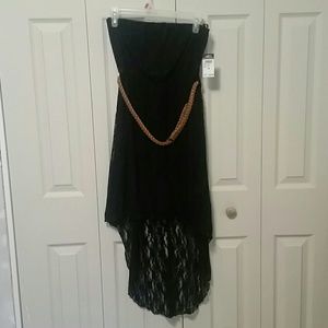 NWT Navy high-low dress