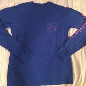 vineyard vines long sleeve tshirt w logo