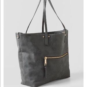 NBW New Gray Tote bag + detachable black bag!