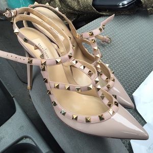 Valentino stud heels.