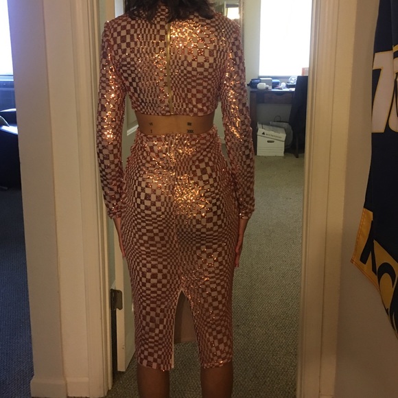 Two piece body con dress - Picture 3 of 3