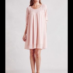 Papercrown Wilmington Dress. Light Pink. Xsmall